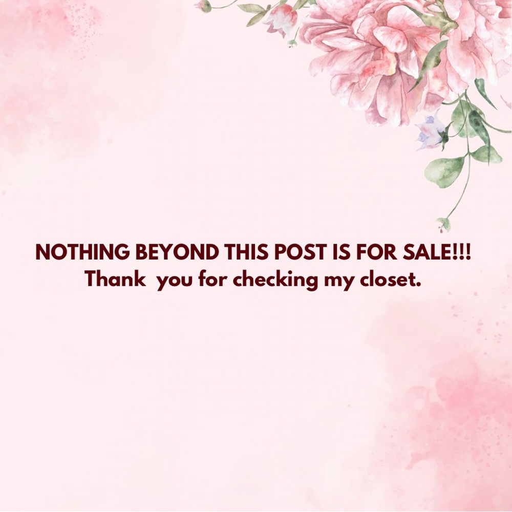 Not for sale beyond this post.